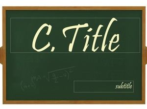 Blackboard pencil sharpener medal school season education teaching ppt template