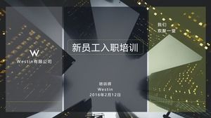 New employee induction training-complete training courseware ppt template