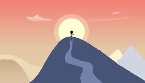 Lotta per il modello ppt di vettore del fumetto disegnato a mano