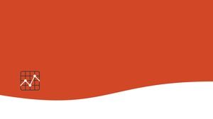 簡約彩色扁平空白ppt模板