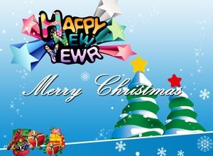 圣诞祝福贺卡动态ppt模板