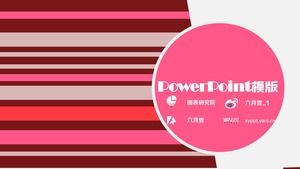Modello ppt minimalista rosa moda femminile