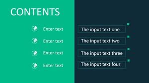 简约大气扁平2019商务ppt模板