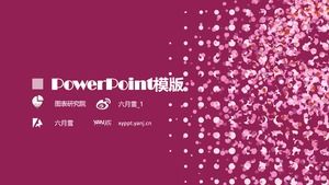 适用于女性产品公司演示文稿宣传平面紫色ppt模板