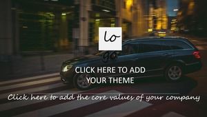 奔驰商务车背景欧美商务风格汇总报告ppt模板