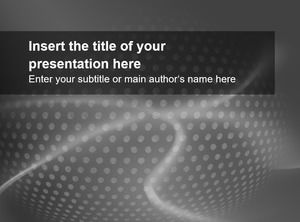 원형 도트 음영 회색 질감 간단한 비즈니스 범용 ppt 템플릿