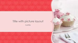 قالب حلوى عرض لون بريميوم عرض تقديمي للألبوم PPT