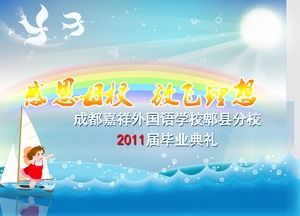 Ringraziamento alma mater volante modello ideale-universale ppt per cerimonia di laurea