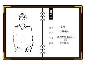 Plantilla de ppt de moda de tipografía de estilo de revista