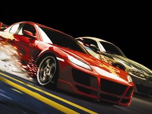 Черный супер крутой спортивный автомобиль клуб введение динамический динамический шаблон PPT