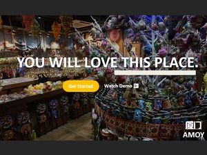 Modello del ppt di viaggio di presentazione del paesaggio di tipografia della grande immagine