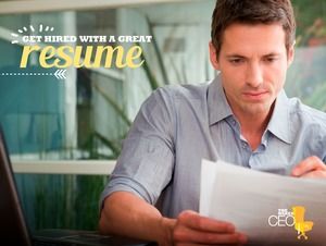 Jadikan resume Anda menonjol dengan desain luar biasa dan desain luar biasa unduhan template ppt