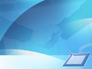 Handshake Hintergrund geschäftliche Zusammenarbeit ppt Vorlage