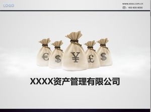 Modello ppt finanziario per le società di gestione patrimoniale