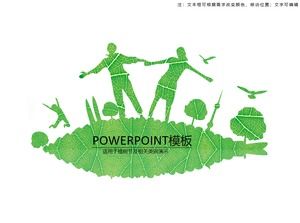 Mari kita menanam pohon bersama-sama p Arbor template tema lingkungan Hari