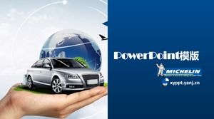 PPT template suitable for year-end sales conference of related subsidiary industries such as car sales