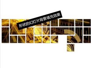 Tutorial sobre o design do efeito de preenchimento em segundo plano dos slides