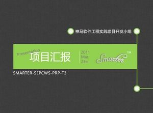 ppt 템플릿 프로젝트 보고서 선 스타일