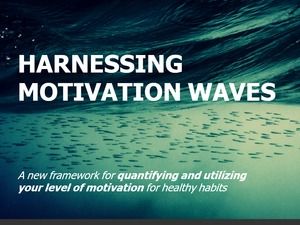 Ocean wave wave background European and American style ppt template
