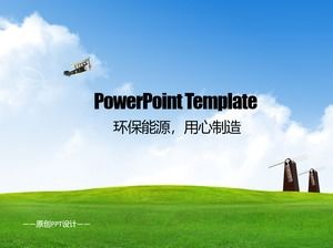 Ochrona środowiska energii ppt szablon ppt