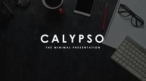 European și american alb-negru muzică temă PPT șablon