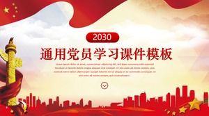 Szablon kursu szkoleniowego PPT