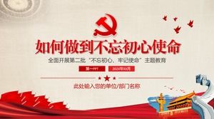 Szkolenie PPT „Jak nie zapomnieć o początkowej misji”