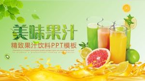 Köstliche Saft-PPT-Vorlage
