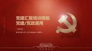 Partido requintado edifício trabalho estudo relatório modelo PPT