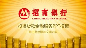 China Merchants Bank Financial Services PPT Template