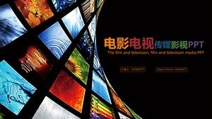 Modelo de PPT para fotografia de cinema e televisão