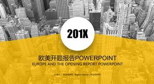 Szablon PPT do podsumowania pracy branży nieruchomości dotyczącej projektowania układu obrazu