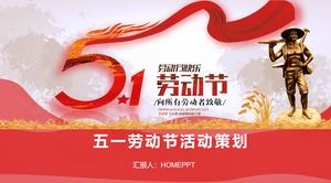 May day labor day PPT template