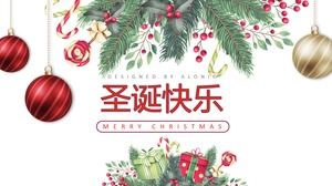 Șablon frumos de Crăciun PPT descărcare gratuită