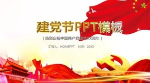 Șablon atmosferic solemn de construire a modelului PPT