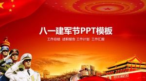 Haraç arka plan Ordu Günü PPT şablonu