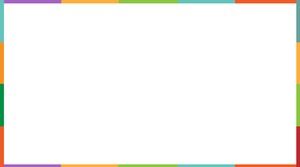 Graniță de fundal PPT în stil gradient colorat