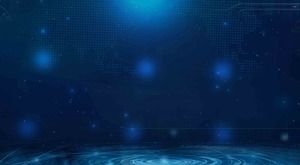 Mavi nokta vuruşlu teknoloji PPT arka plan görüntüsü