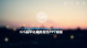 เทมเพลต PPT สำหรับธุรกิจ IOS แบบแบน