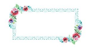 Acuarelă flori de fond PPT imagine de fundal