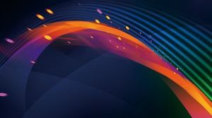 Kolor tła technologii linii PPT