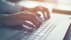 키보드 입력 PPT 배경 그림