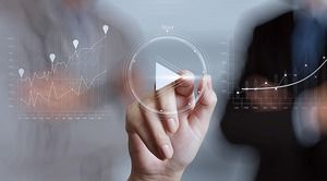 Gesture chart PPT background picture