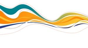 Kurva warna sederhana latar belakang gambar PowerPoint