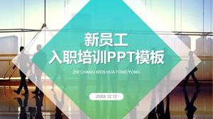 Yeni çalışan indüksiyon eğitimi için PPT şablonu