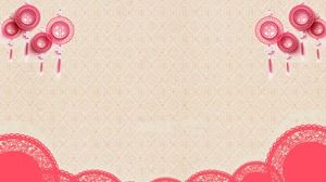 6 zarif yeni yıl PPT arka plan resimleri