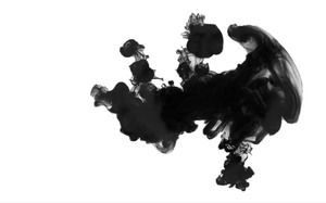 Patru cerneală și cerneală în stil chinezesc prezentează imagini de fundal