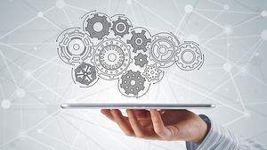 Set de echipamente creative PPT imagine de fundal