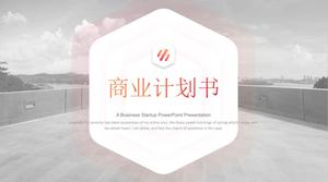 Modelo de PPT de plano de financiamento de negócios gradiente