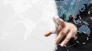 Jest dünya haritası PPT arka plan resmi